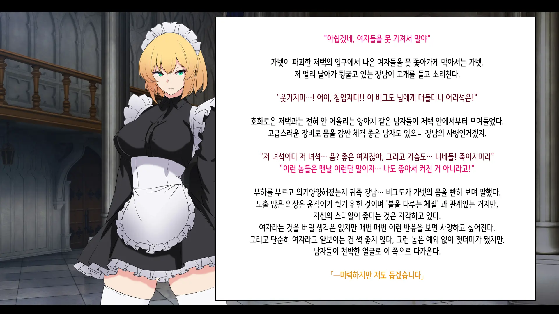 Senki Bad End -Enpatsu Kachiki Heroine Buzama Haiboku CG Shuu- | 전희 배드엔드 염발 드센 히로인 한심 패배 CG집